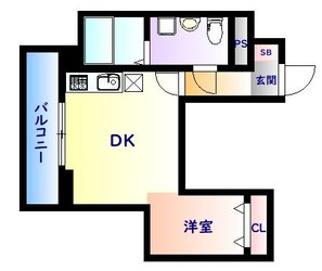 北仙台駅 徒歩9分 1階の物件間取画像